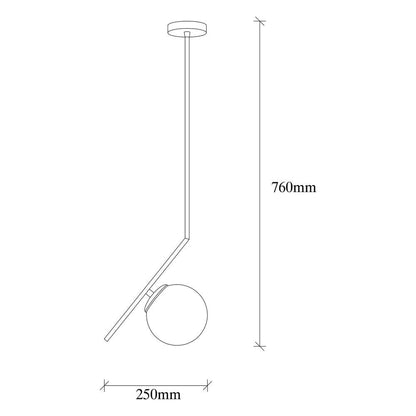 Lámpara colgante con casquillo E27 para luz versátil