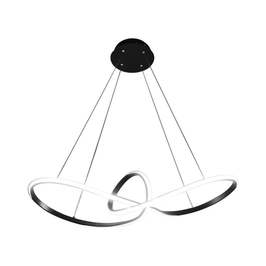 Lámpara Colgante LED Lidias 60W 5000 lm CCT Negro CristalRecord - vista principal | CristalRecord