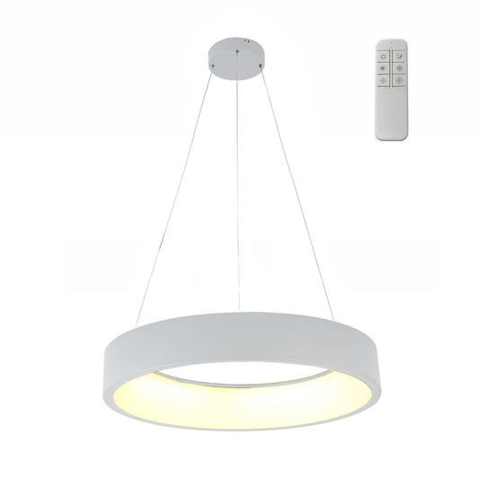 Lámpara Colgante LED Lyn 30W Blanco 3CCT Dimmable CristalRecord - vista principal | CristalRecord
