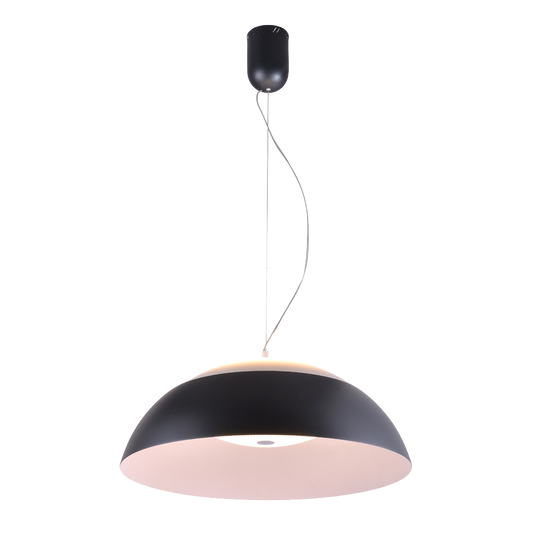 Lámpara Colgante LED Mirta Negro 60W 2500 lm 3000 K Aluminio CristalRecord - vista principal | CristalRecord