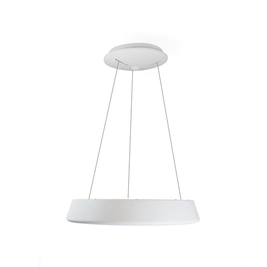 Lámpara Lizer fabricada en aluminio color blanco