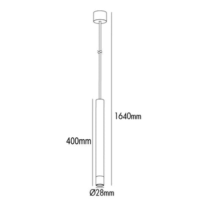 Lámpara colgante minimalista ideal para cocina