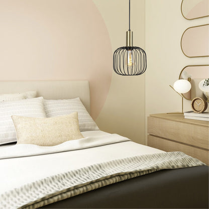 Lámpara colgante Sofis con casquillo E27, perfecta para crear ambiente en el salón
