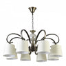 Lámpara de techo Concordia Fabrilamp / Abrila clásica 8 luces, ref. 122358014