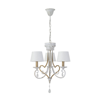 Lámpara Clásica Crasas Blanco y Oro Fabrilamp / Abrila 151553075