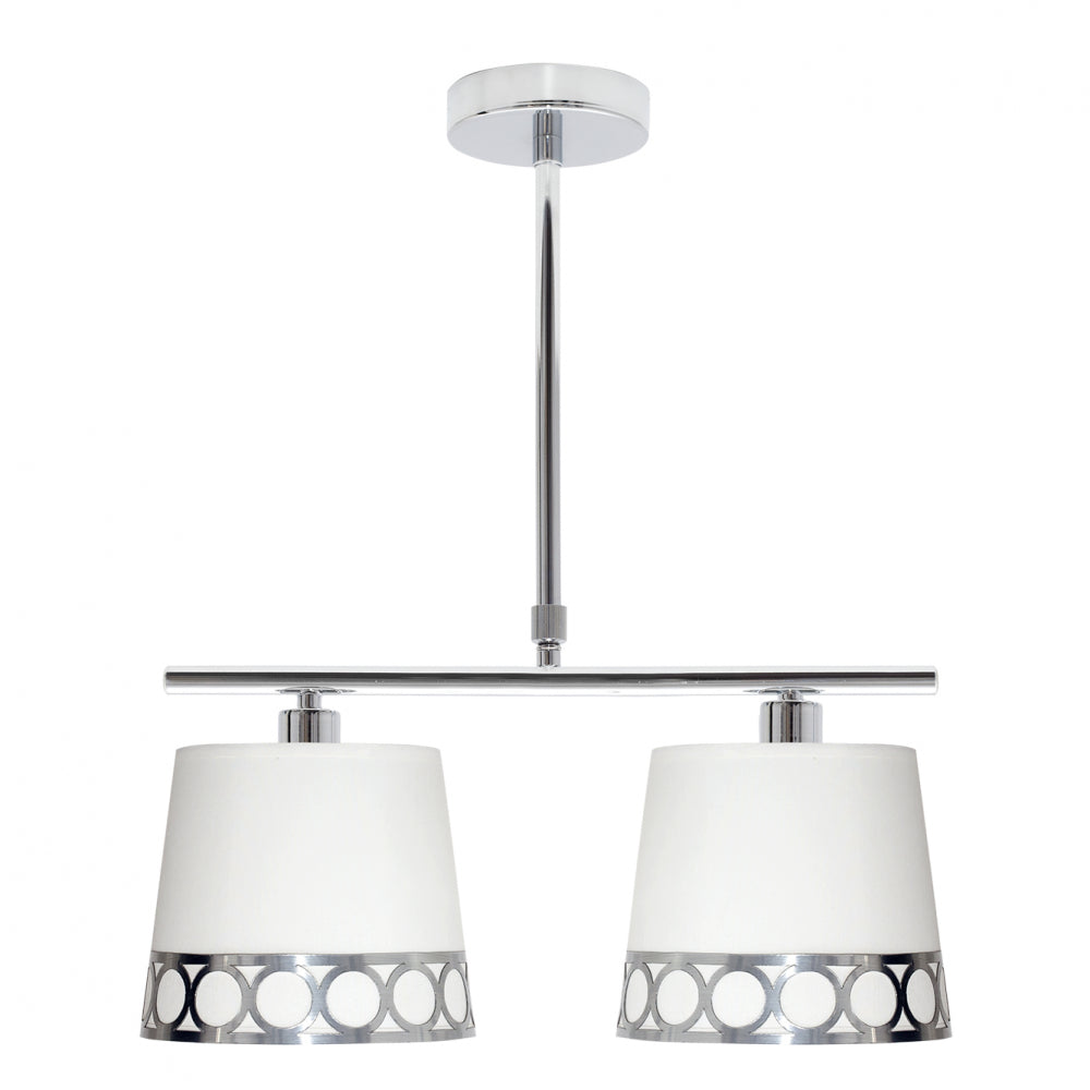Lámpara clásica Dalia 2 luces Fabrilamp / Abrila, ref. 114852010