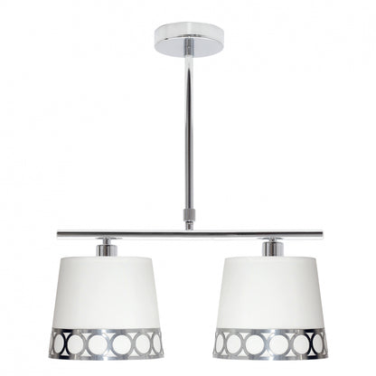 Lámpara clásica Dalia 2 luces Fabrilamp / Abrila, ref. 114852010