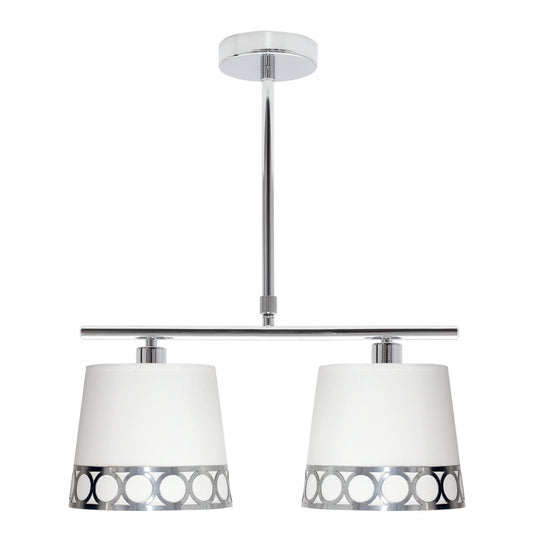 Lámpara clásica Dalia 2 luces Fabrilamp / Abrila, ref. 114852010