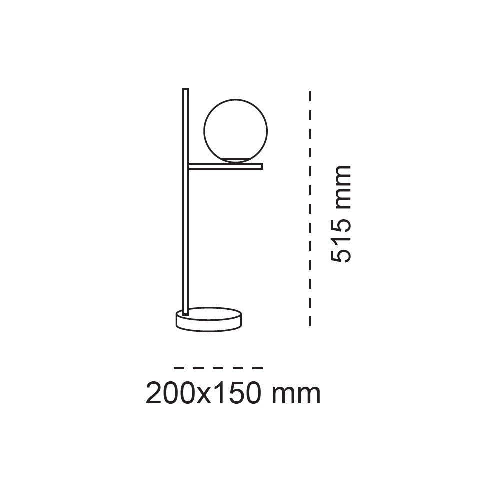 Lámpara de mesa con tecnología LED E14, ideal para crear ambiente acogedor