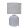 Lámpara de mesa Delfi CristalRecord en cerámica gris, ref. 05-072-00-181