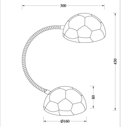 Divertida lámpara balón ideal para estudio