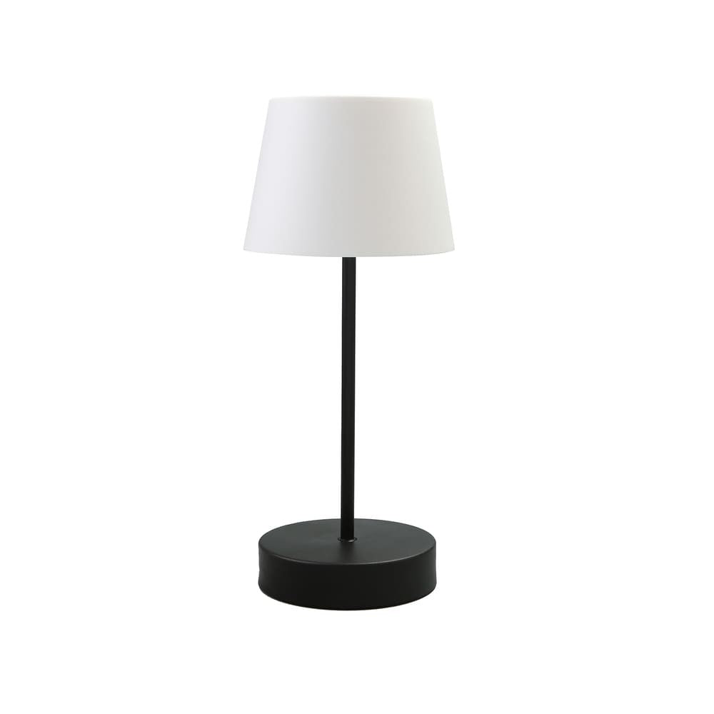 Lámpara de Mesa LED Recargable Merida Negro IP44 3W CristalRecord - vista principal | CristalRecord