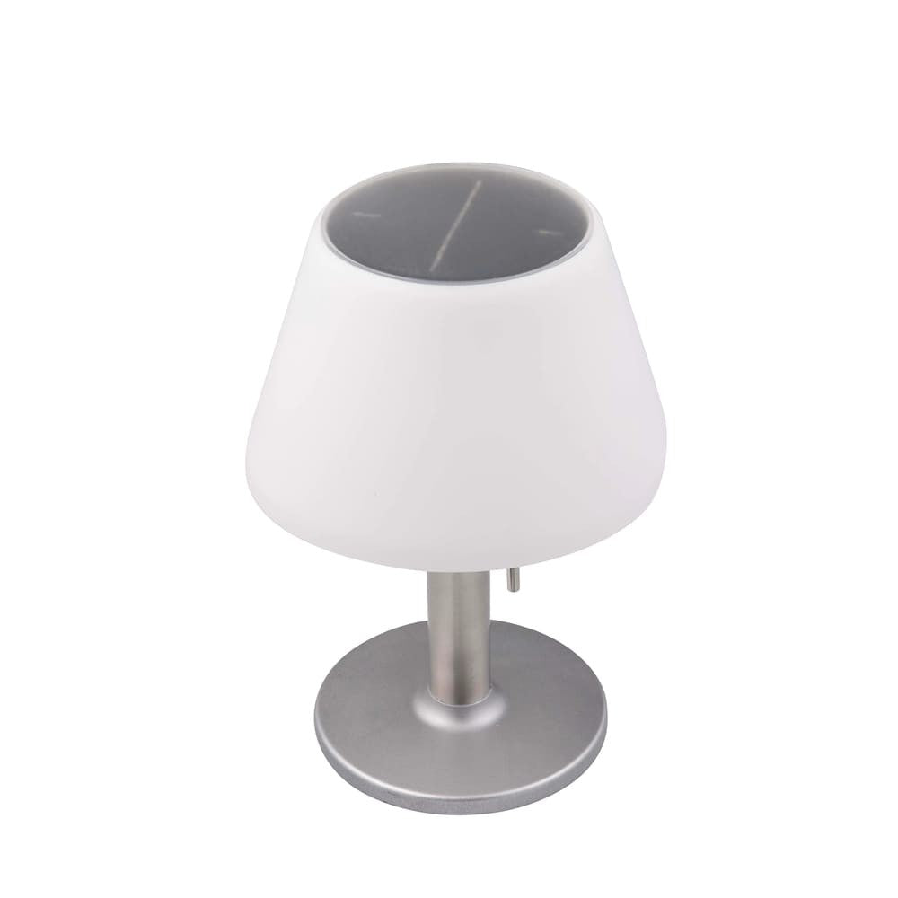 Lámpara de Mesa Solar Portátil Silver CristalRecord 05-581-01-481