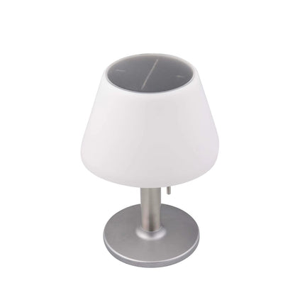 Lámpara de Mesa Solar Portátil Silver CristalRecord 05-581-01-481