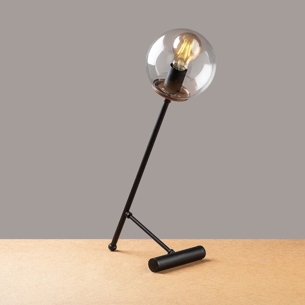 Lámpara de mesa con casquillo E27 para luz personalizable