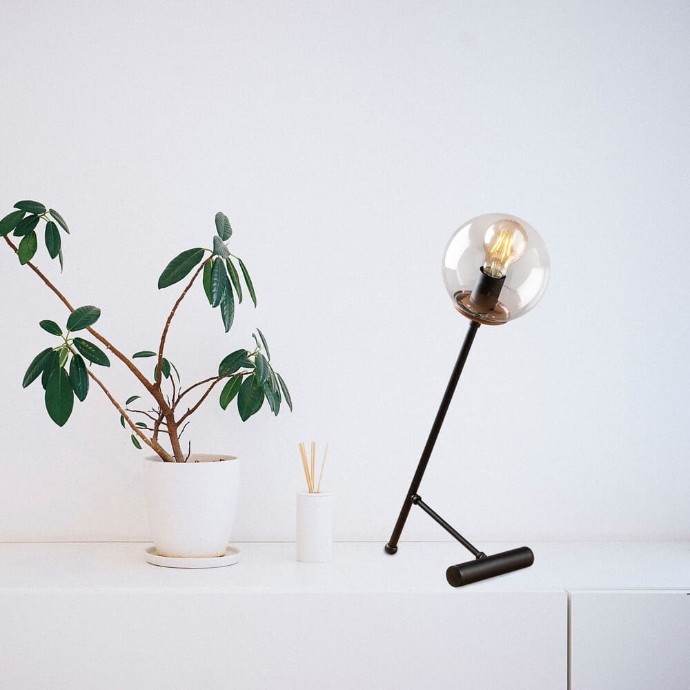 Elegante lámpara de noche moderna ideal para dormitorio