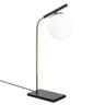 Lámpara de Mesa Negra y Dorada CristalRecord PRODM21348