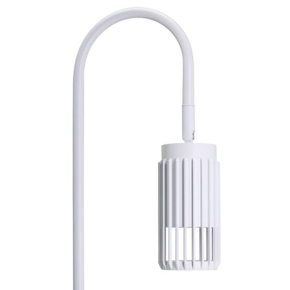 Lámpara Sahara fabricada en Aluminio color Blanco Arenado