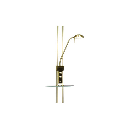 Elegante lámpara de pie con puerto USB ideal para salón