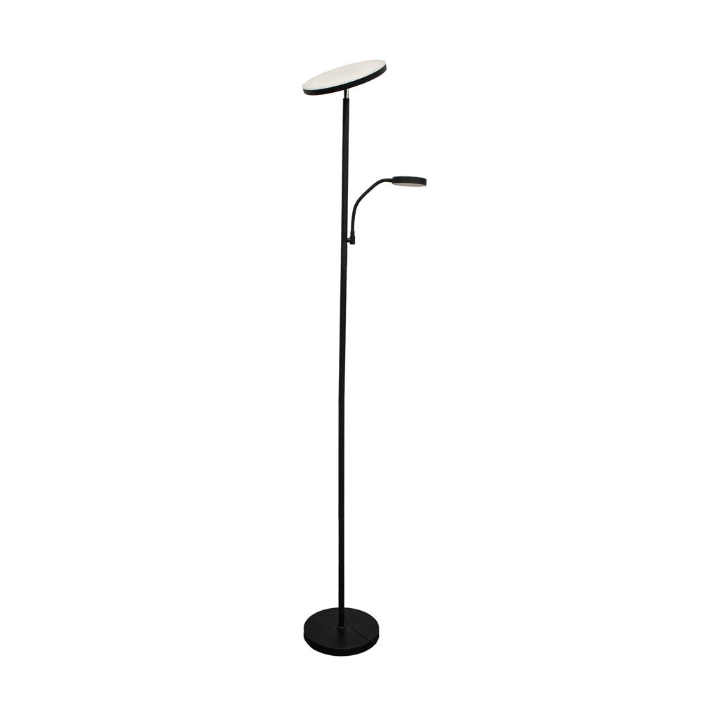 Lámpara de pie LED Denzel CristalRecord 06-350-36-180 con brazo lector