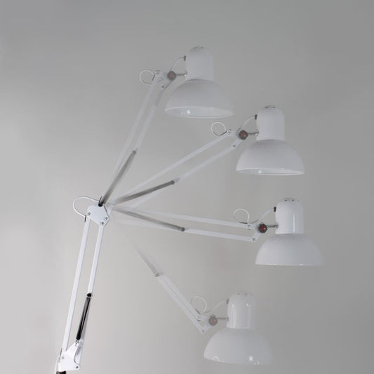 Lámpara de pie Luxo fabricada en Metal color Blanco