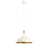 Lámpara Colgante Blanca y Dorada CristalRecord Model 25
