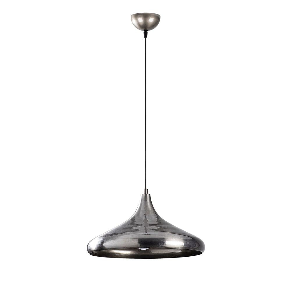 Lámpara colgante Model 24 fabricada en metal color cromo y dorado