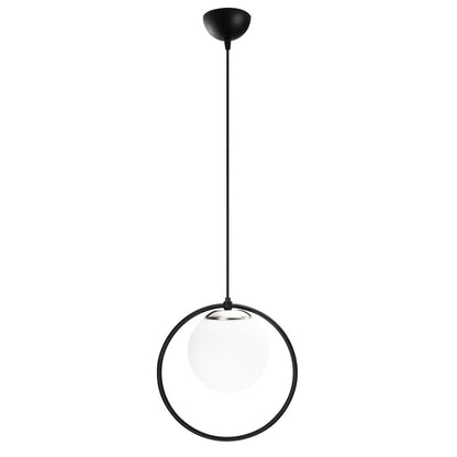 Lámpara Colgante Aro Negro CristalRecord Model 10 PRODM22074
