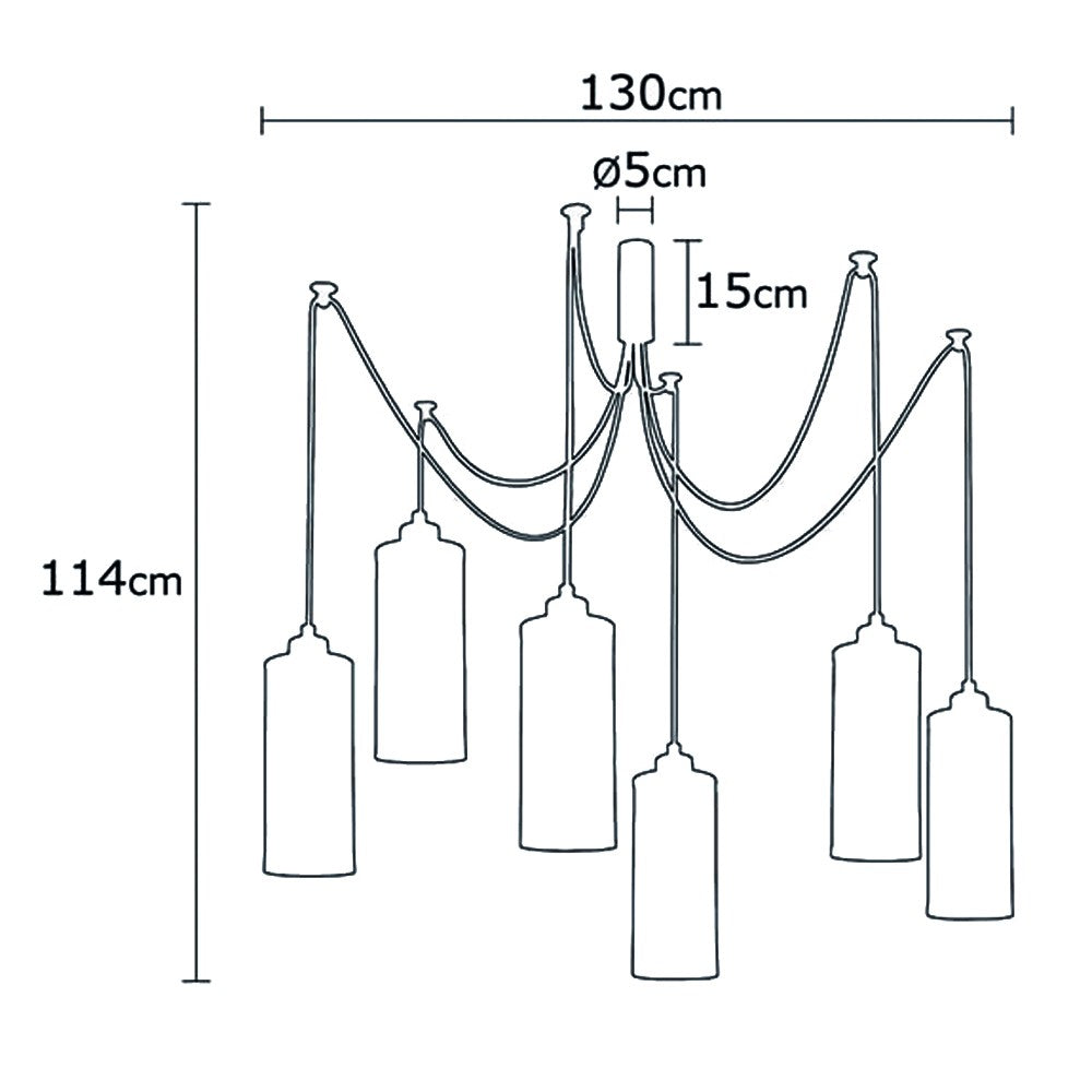 Elegante lámpara de estilo industrial ideal para salón