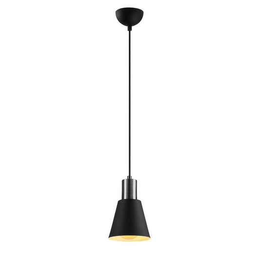Lámpara Colgante Industrial Negra CristalRecord PRODM21355