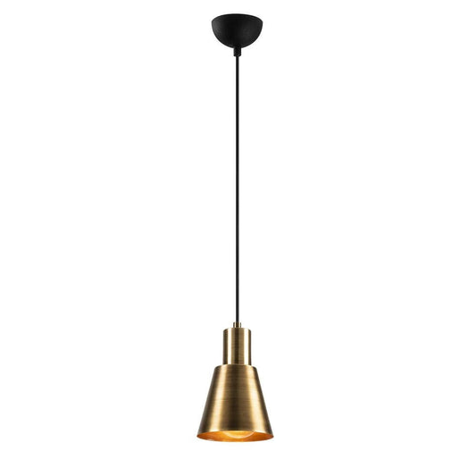 Lámpara Colgante Industrial Oro Viejo CristalRecord Model 21