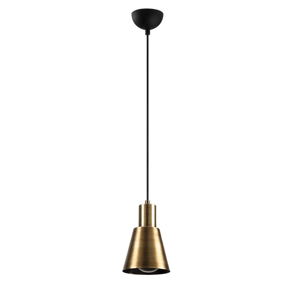 Lámpara colgante fabricada en Metal color Oro Viejo