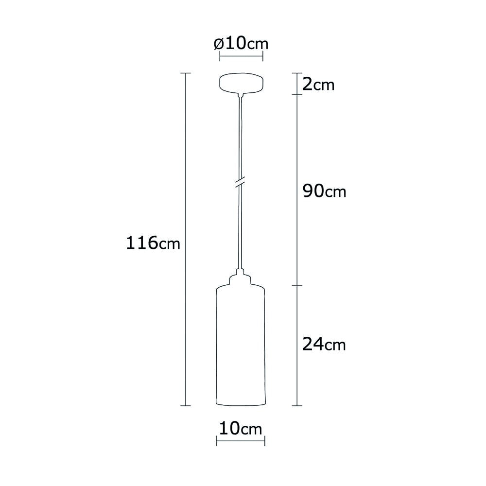 Lámpara colgante de estilo industrial ideal para comedor