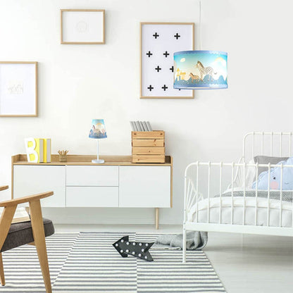 Lámpara colgante con diseño de animales ideal para habitación infantil
