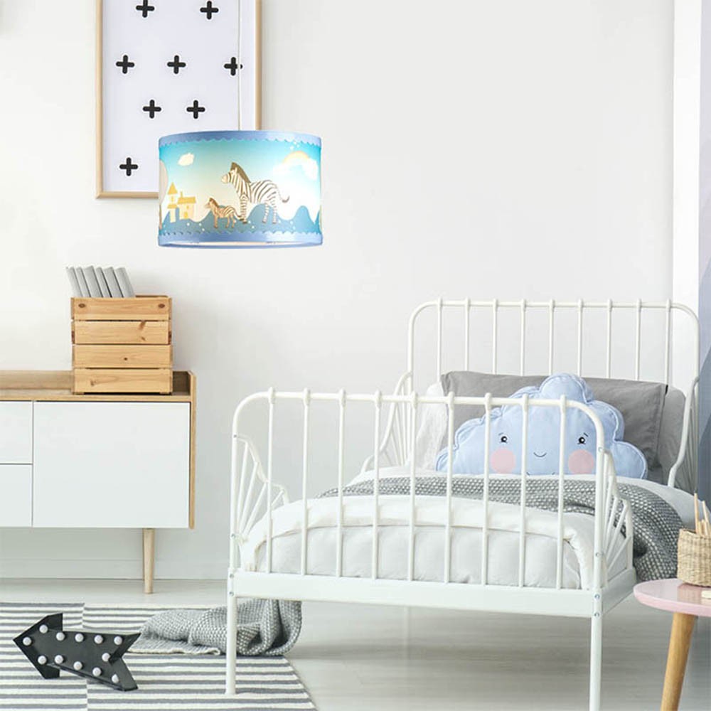 Lámpara de techo infantil con casquillo E27 para fácil reemplazo