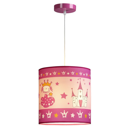 Lámpara Techo Infantil Princess Rosa CristalRecord 99-008-01-140