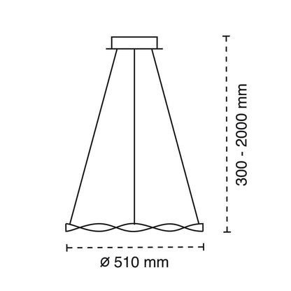 Lámpara de techo LED con 1760 lúmenes