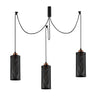 Lámpara techo industrial 3 luces CristalRecord Modelo 13