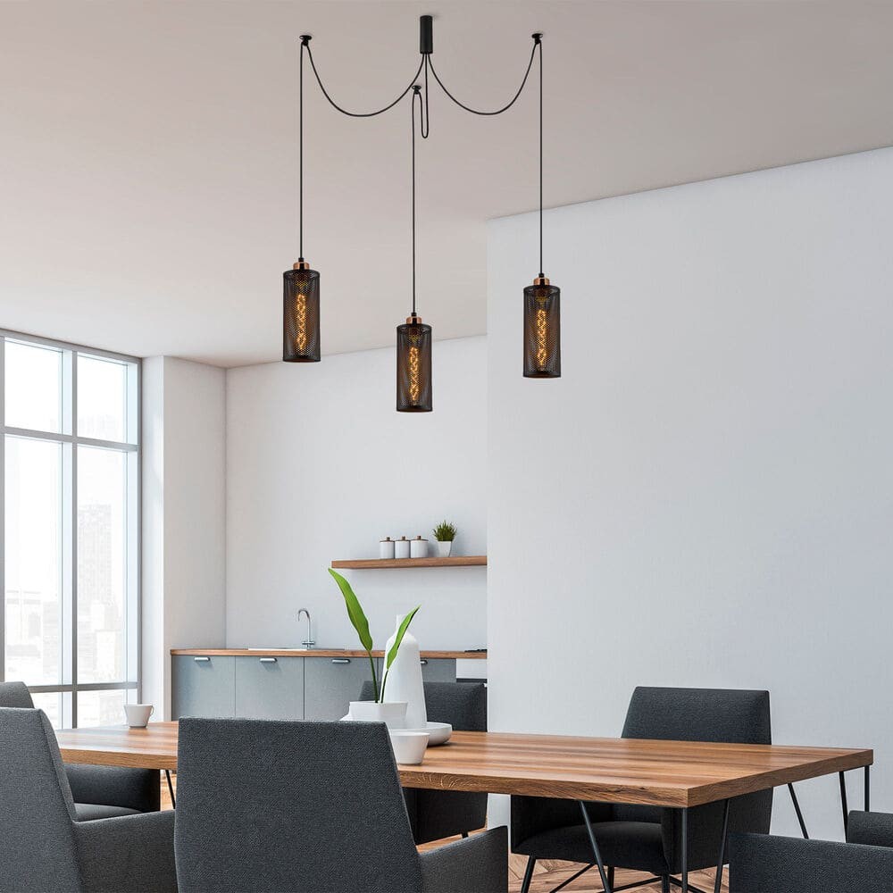 Lámpara de estilo industrial ideal para tu salón
