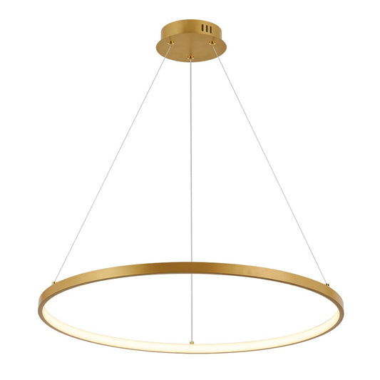 Lámpara de techo Tiamis Aro Dorado LED CristalRecord 93-220-60-106