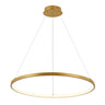 Lámpara de techo Tiamis Aro Dorado LED CristalRecord 93-220-60-106