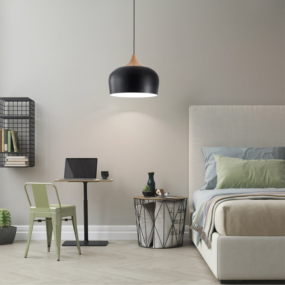 Lámpara colgante con altura ajustable hasta 140 cm