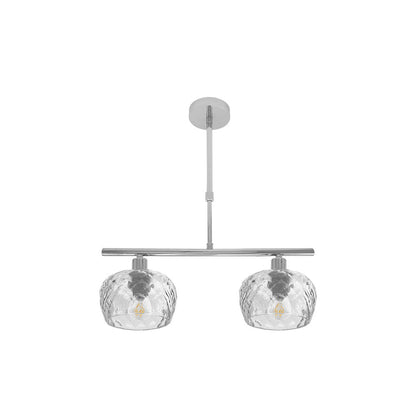 Lámpara de techo Estela Fabrilamp / Abrila 196852020 con diseño moderno en cromo y cristal tallado