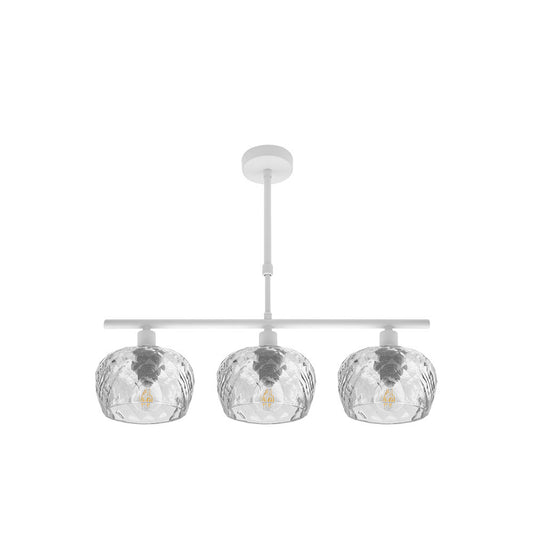 Lámpara Estela moderna Fabrilamp / Abrila con tulipas de cristal, ref. 196853001