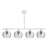 Lámpara de techo Estela Fabrilamp / Abrila con cristal tallado, ref. 196854001