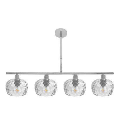 Lámpara de techo Estela Fabrilamp / Abrila 196854020 con cristal tallado y cromo
