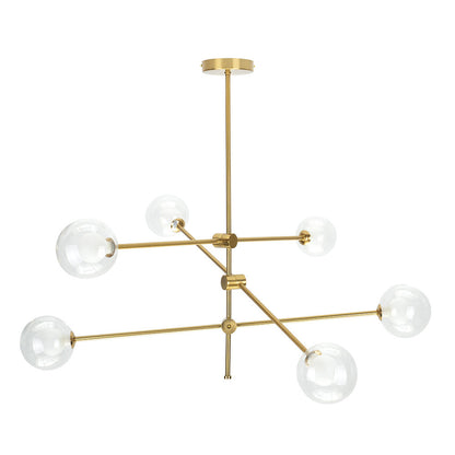 Lámpara de techo Jerusalen 6 luces bronce Fabrilamp / Abrila / 154656012
