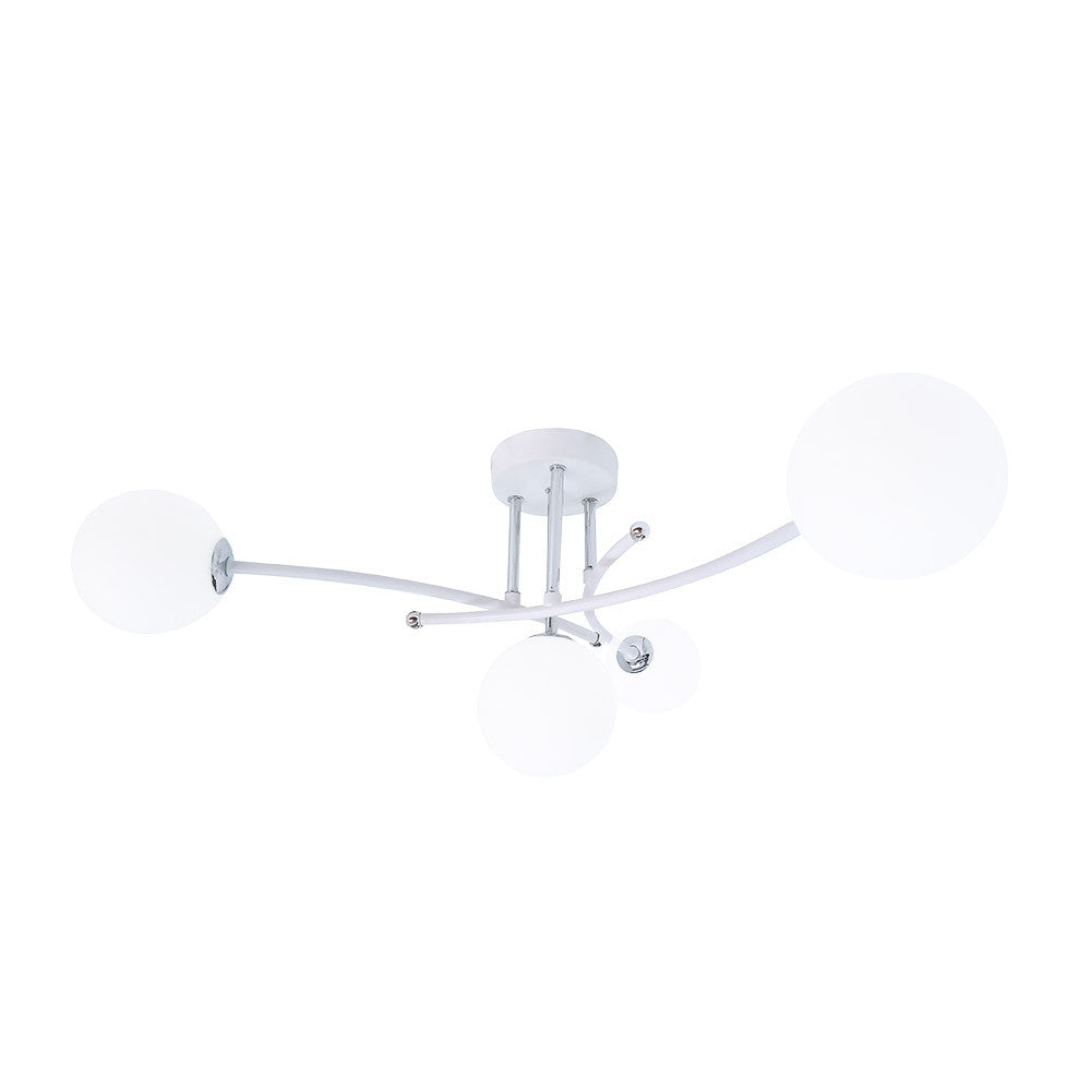 Lámpara de techo con iluminación difusa ideal para crear ambiente acogedor