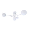Lámpara de techo La Habana Fabrilamp / Abrila moderna blanco y cromo 154554001