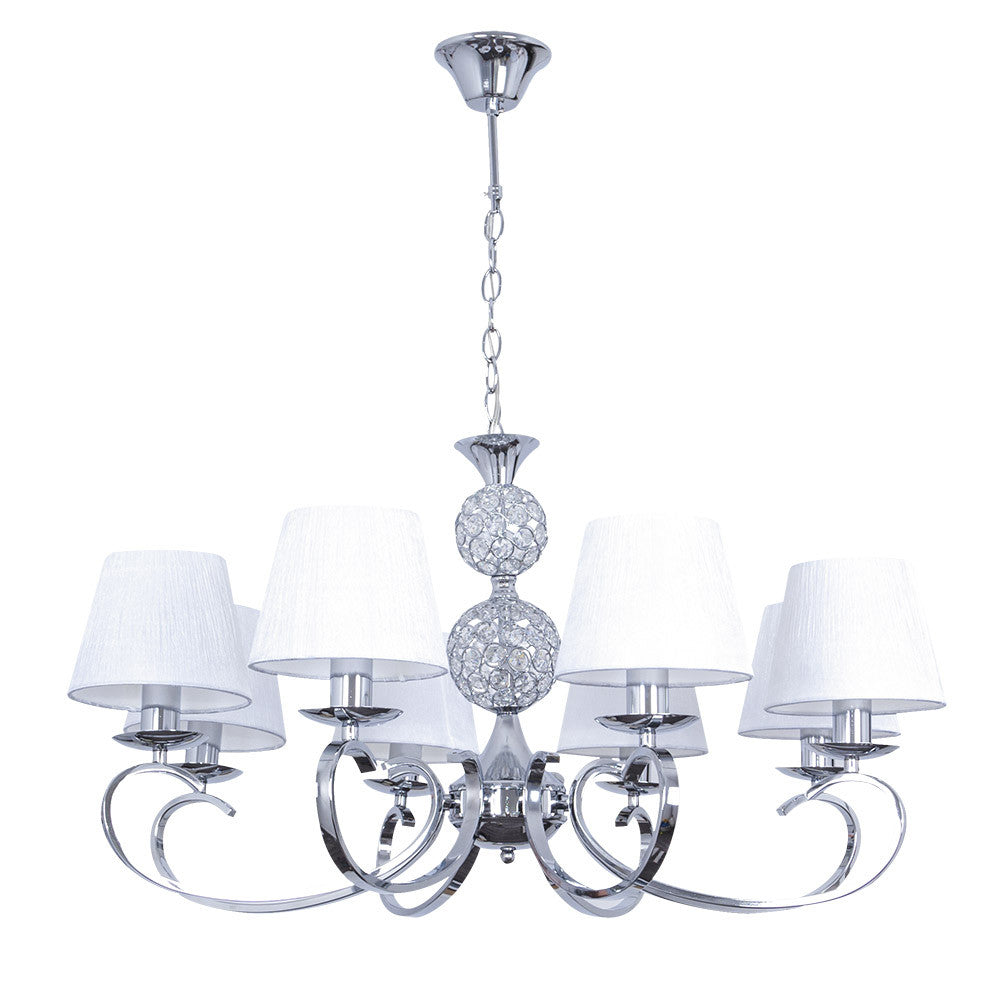 Lámpara de techo clásica Ordoñez 8 luces Fabrilamp / Abrila 201658020
